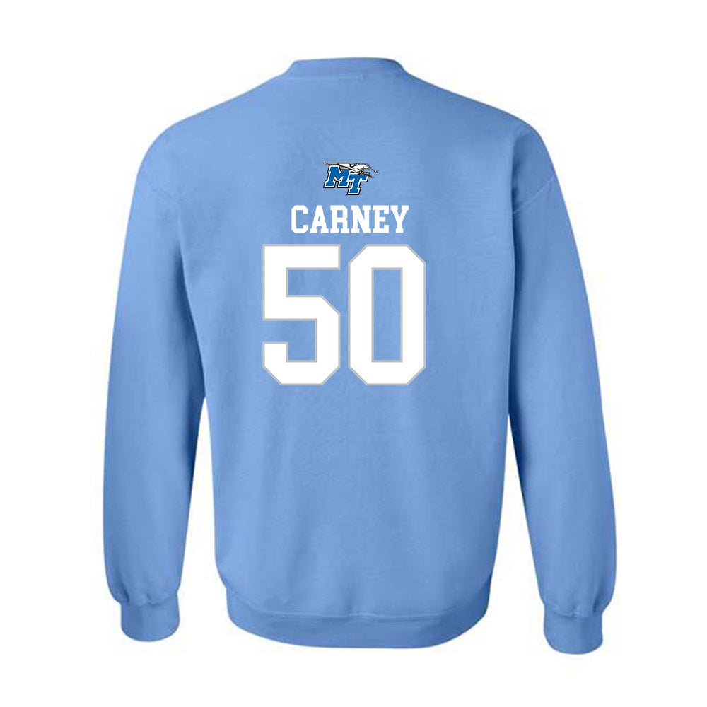 MTSU - NCAA Football : Elijah Carney - Replica Shersey Crewneck Sweatshirt