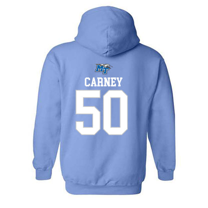 MTSU - NCAA Football : Elijah Carney - Replica Shersey Hooded Sweatshirt