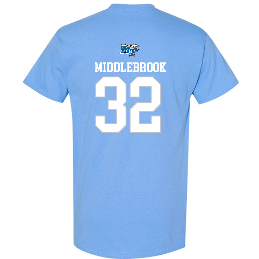 MTSU - NCAA Football : Jekail Middlebrook - Replica Shersey T-Shirt