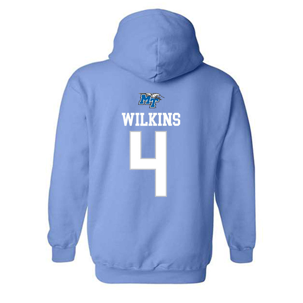 MTSU - NCAA Football : Terry Wilkins - Hooded Sweatshirt