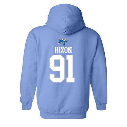 MTSU - NCAA Football : Felix Hixon - Replica Shersey Hooded Sweatshirt