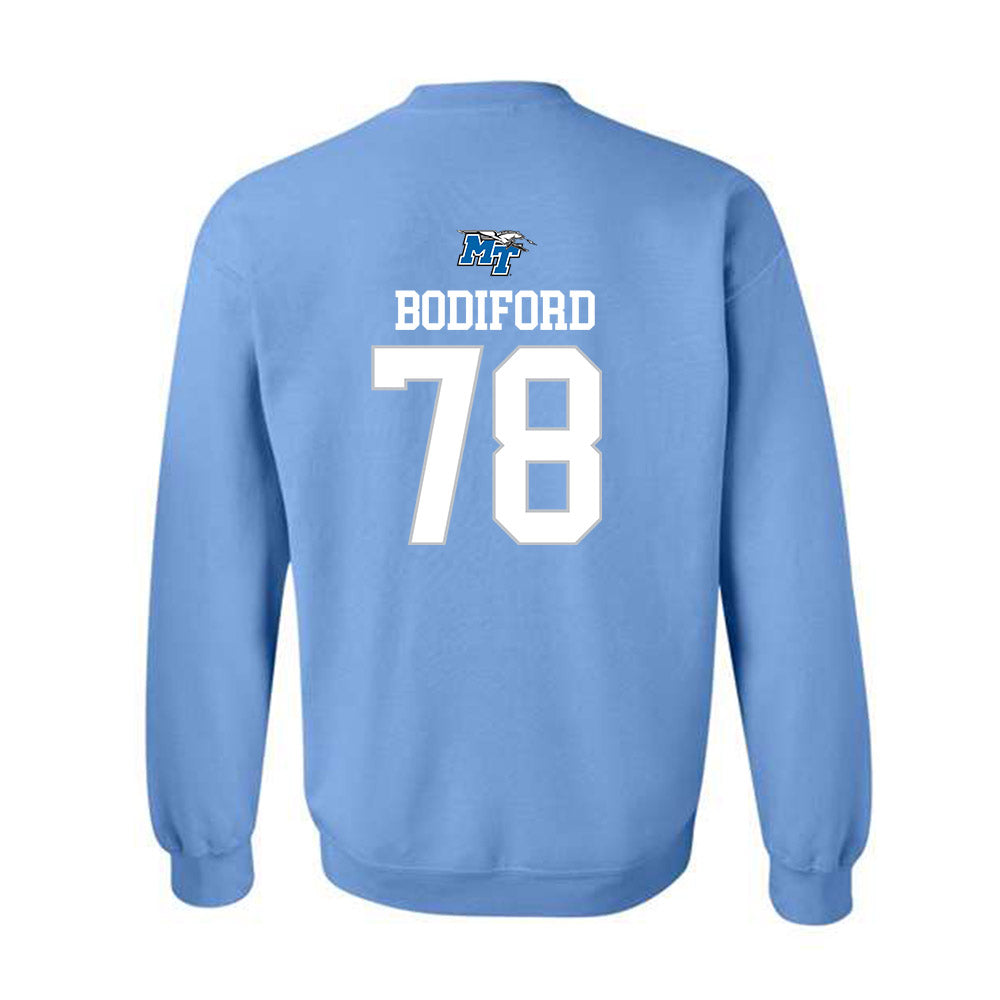 MTSU - NCAA Football : Jshun Bodiford - Crewneck Sweatshirt