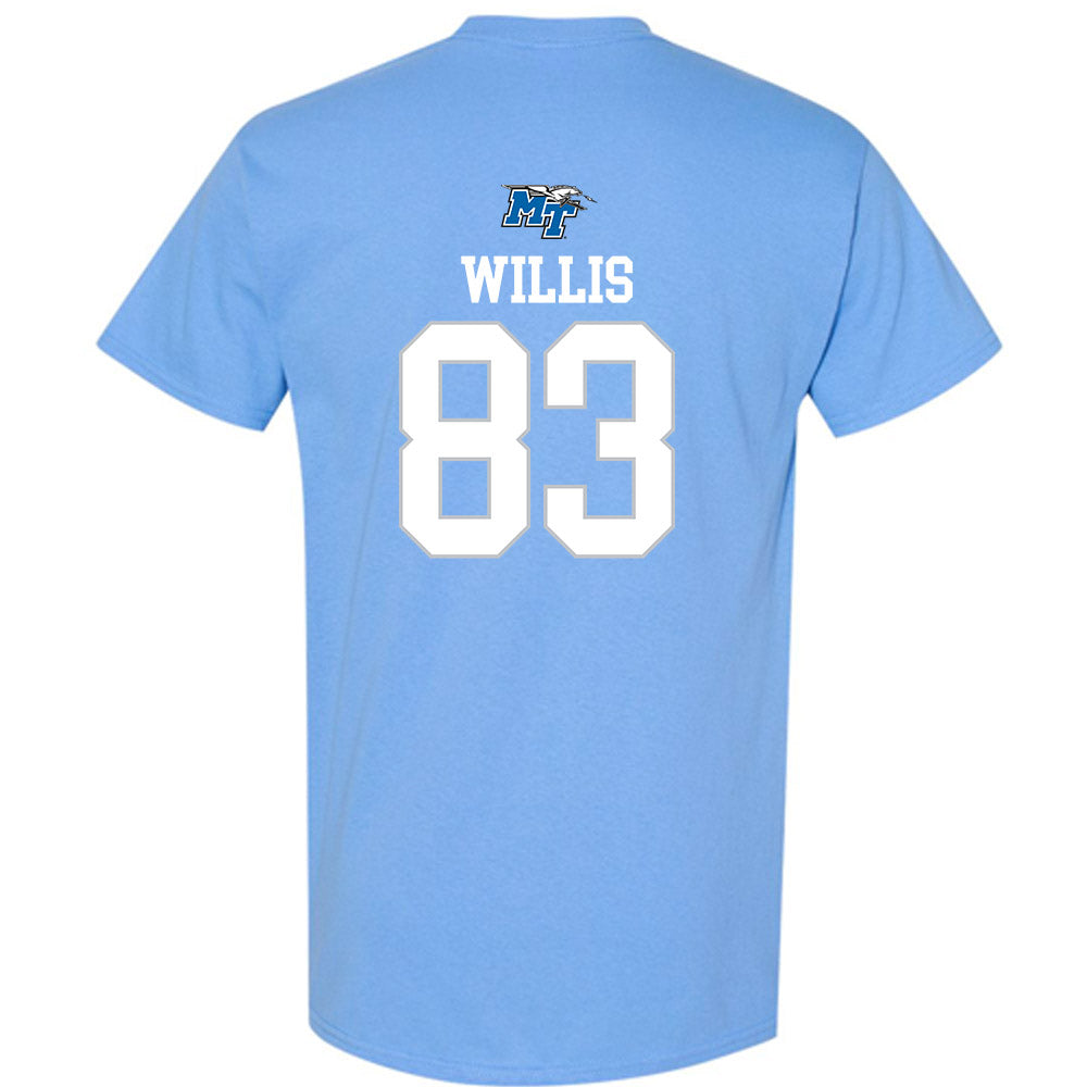 MTSU - NCAA Football : Holden Willis - Replica Shersey T-Shirt