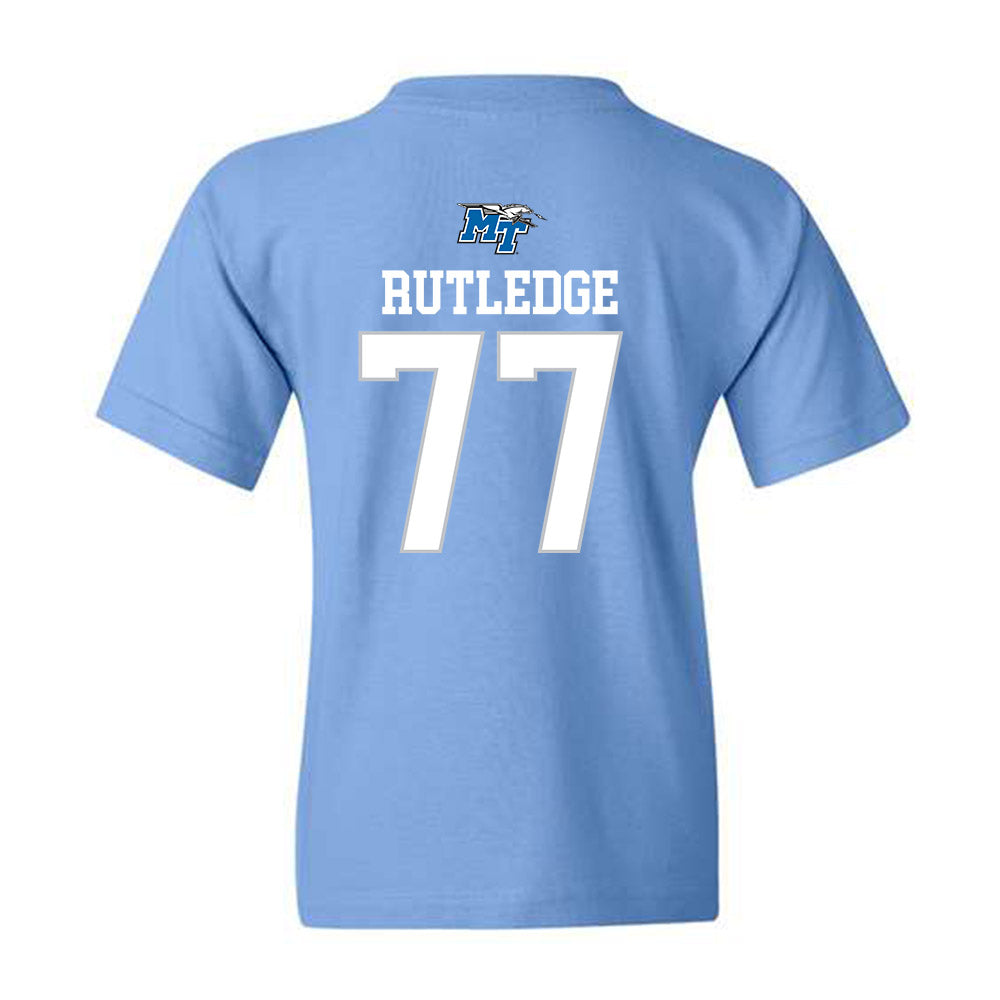 MTSU - NCAA Football : Keylan Rutledge - Youth T-Shirt