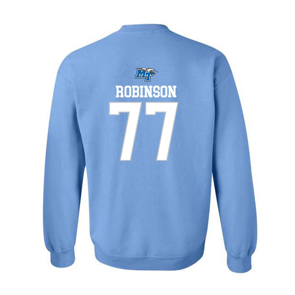 MTSU - NCAA Football : jaylen robinson - Replica Shersey Crewneck Sweatshirt