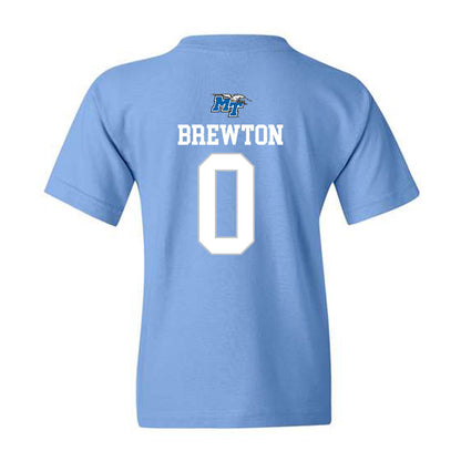 MTSU - NCAA Football : Brian Brewton - Replica Shersey Youth T-Shirt