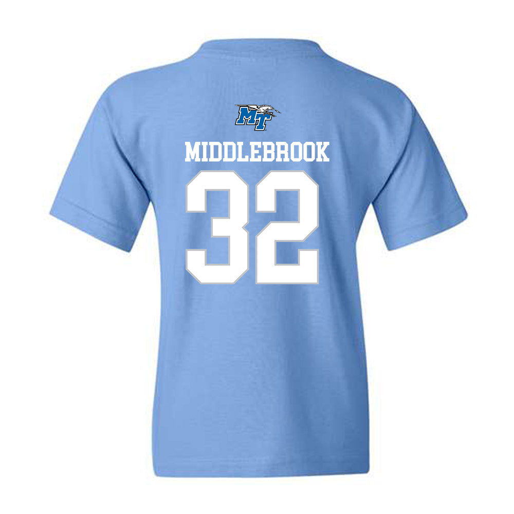 MTSU - NCAA Football : Jekail Middlebrook - Replica Shersey Youth T-Shirt