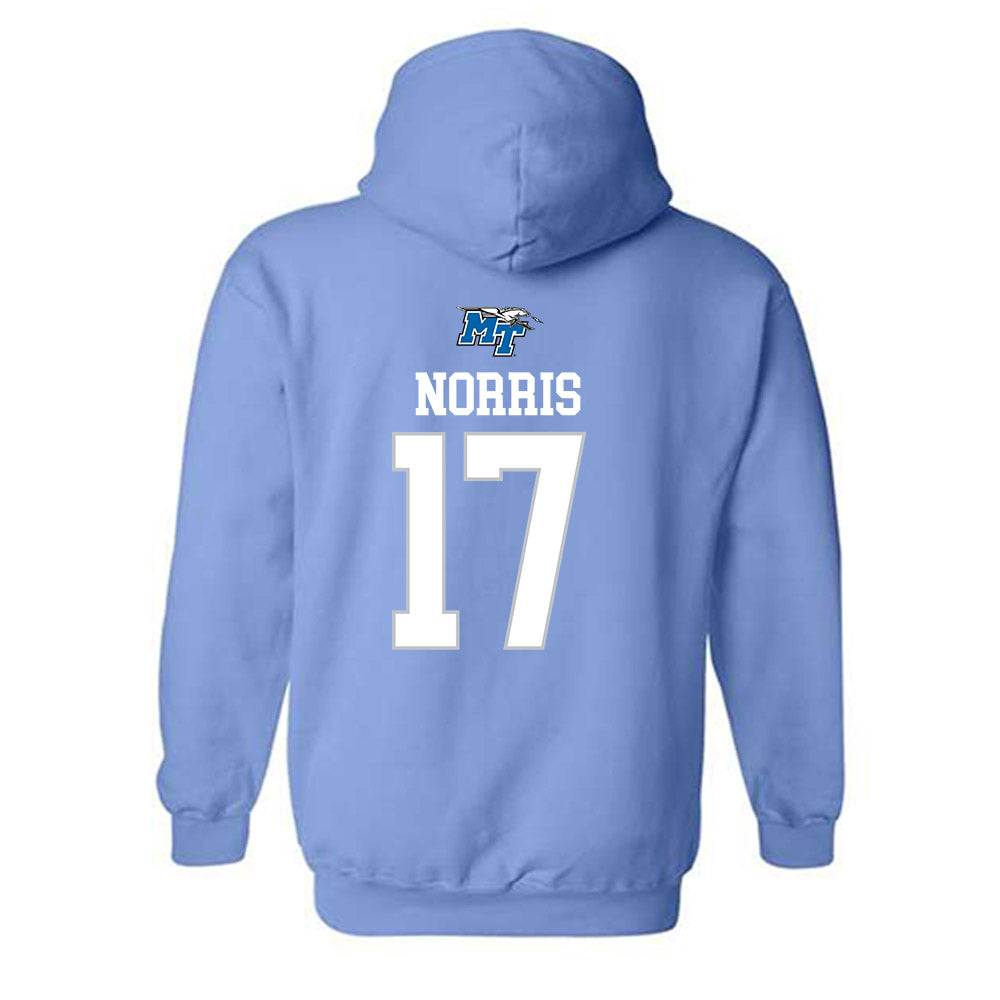 MTSU - NCAA Football : Kalani Norris - Hooded Sweatshirt