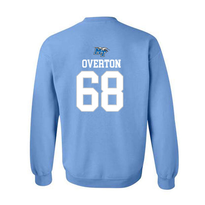 MTSU - NCAA Football : Jason Overton - Replica Shersey Crewneck Sweatshirt