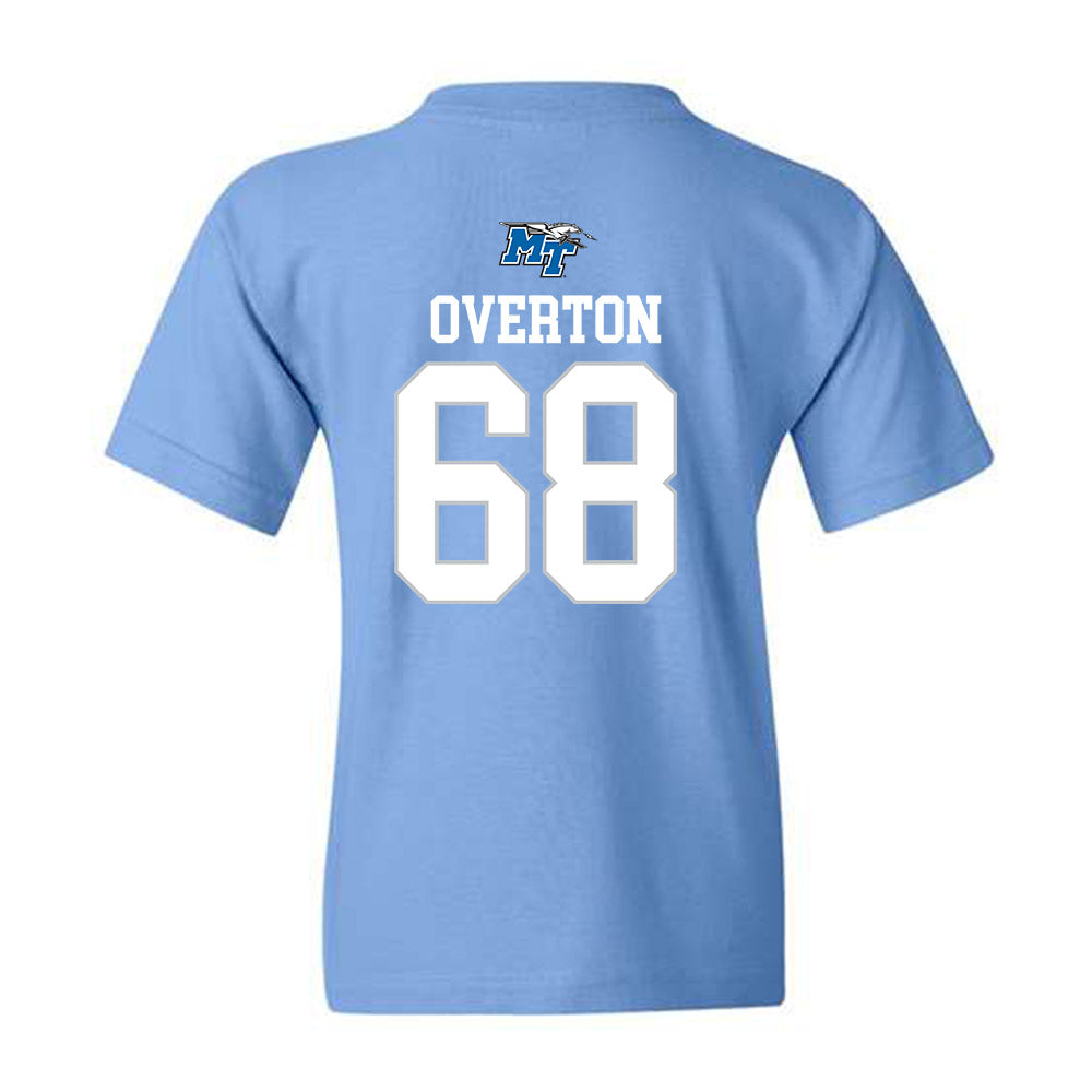 MTSU - NCAA Football : Jason Overton - Replica Shersey Youth T-Shirt