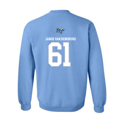 MTSU - NCAA Football : Otto Janse Van Rensburg - Replica Shersey Crewneck Sweatshirt-1