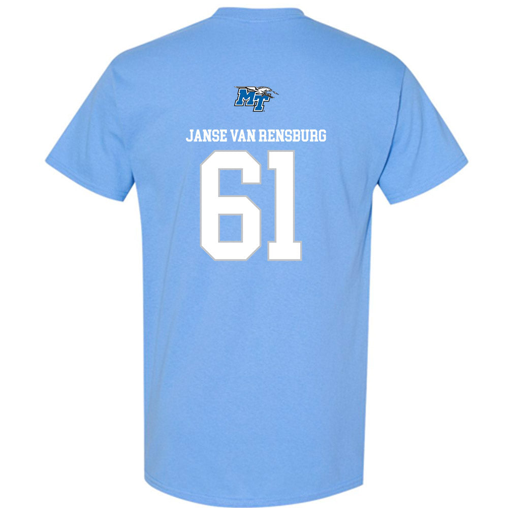 MTSU - NCAA Football : Otto Janse Van Rensburg - Replica Shersey T-Shirt-1