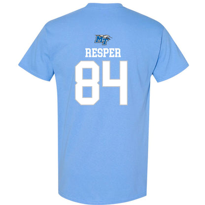 MTSU - NCAA Football : Tyson Resper - Replica Shersey T-Shirt-1