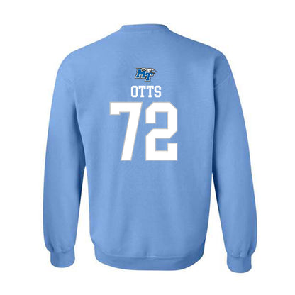 MTSU - NCAA Football : Jacob Otts - Replica Shersey Crewneck Sweatshirt-1