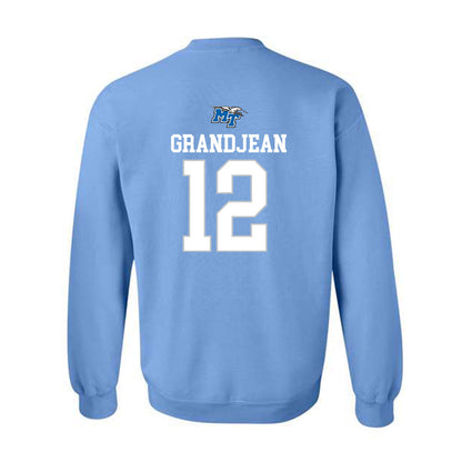 MTSU - NCAA Football : Peter Grandjean - Replica Shersey Crewneck Sweatshirt-1