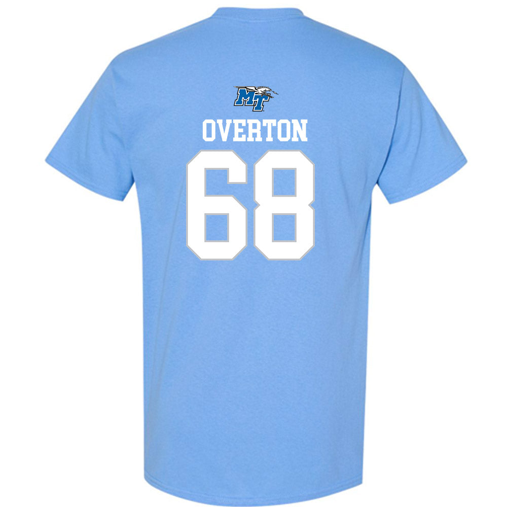 MTSU - NCAA Football : Jason Overton - Replica Shersey T-Shirt