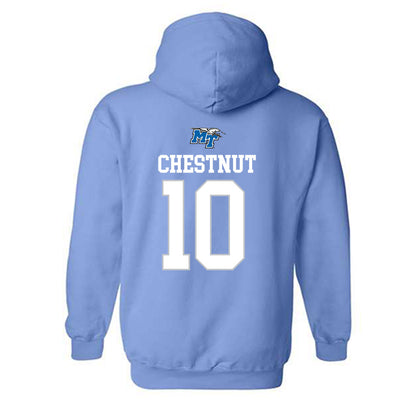 MTSU - NCAA Football : Jordan Chestnut - Replica Shersey Hooded Sweatshirt-1