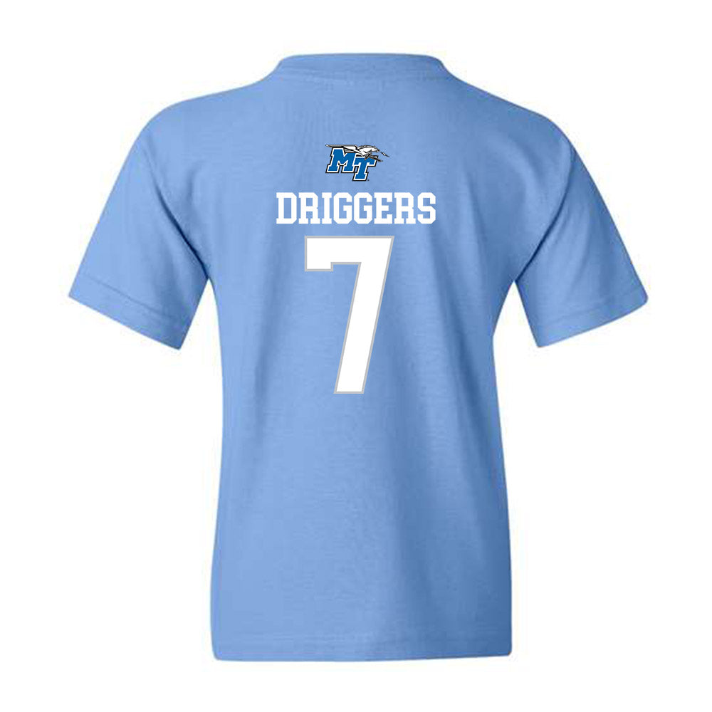 MTSU - NCAA Football : Sam Driggers - Youth T-Shirt