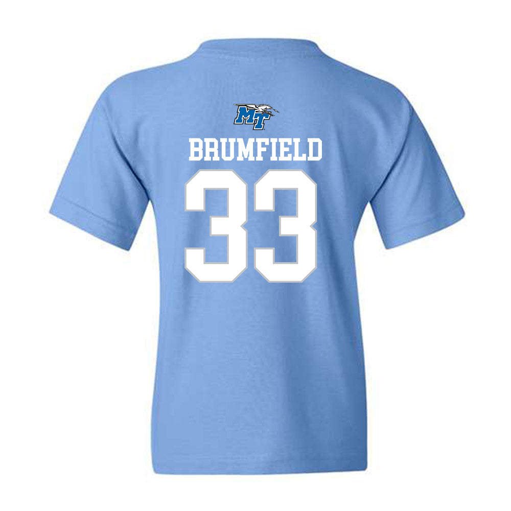 MTSU - NCAA Football : Samuel Brumfield - Youth T-Shirt