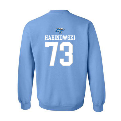 MTSU - NCAA Football : Joseph Habinowski - Replica Shersey Crewneck Sweatshirt-1