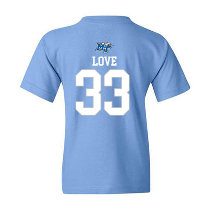 MTSU - NCAA Football : Malik Love - Replica Shersey Youth T-Shirt