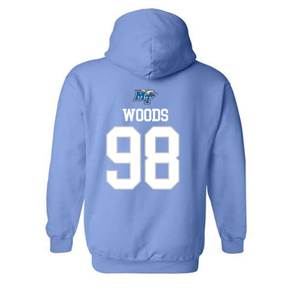 MTSU - NCAA Football : Shakai Woods - Hooded Sweatshirt