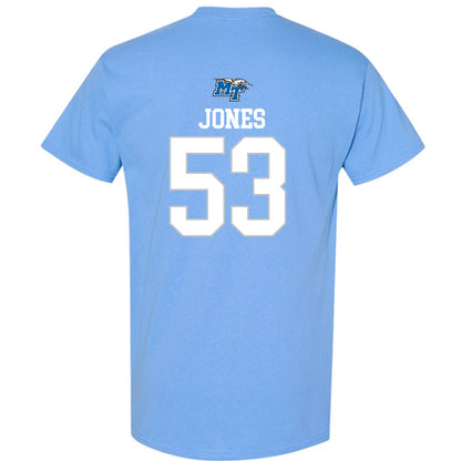 MTSU - NCAA Football : Roman Jones - Replica Shersey T-Shirt-1