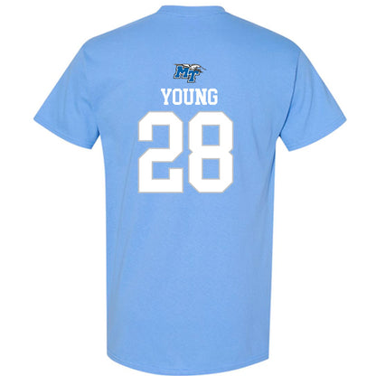 MTSU - NCAA Football : Alan Young - Replica Shersey T-Shirt-1