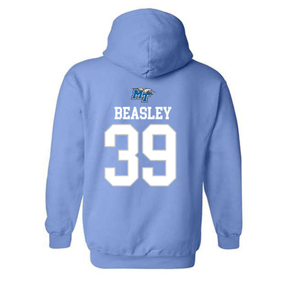 MTSU - NCAA Football : Jordan Beasley - Replica Shersey Hooded Sweatshirt