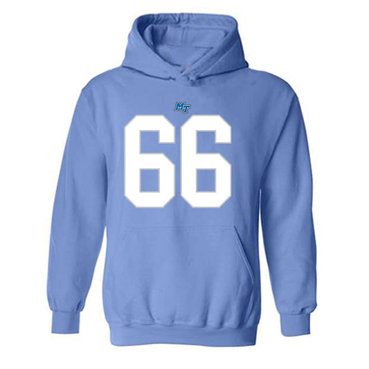 MTSU - NCAA Football : Aaren Alexander - Replica Shersey Hooded Sweatshirt-0