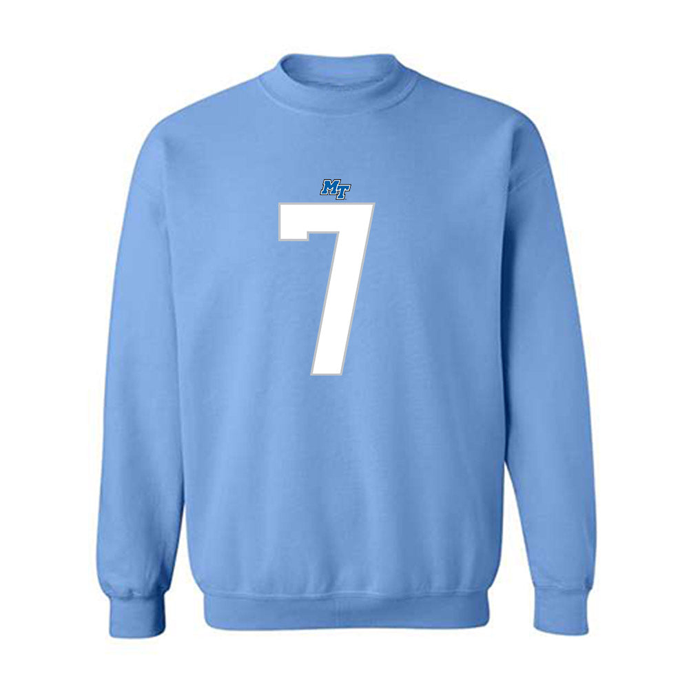 MTSU - NCAA Football : Zaylin Wood - Crewneck Sweatshirt