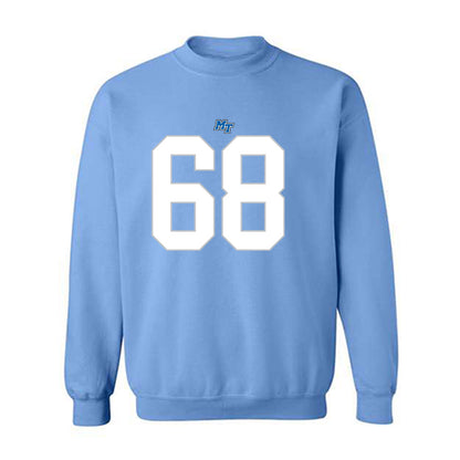 MTSU - NCAA Football : Jason Overton - Replica Shersey Crewneck Sweatshirt