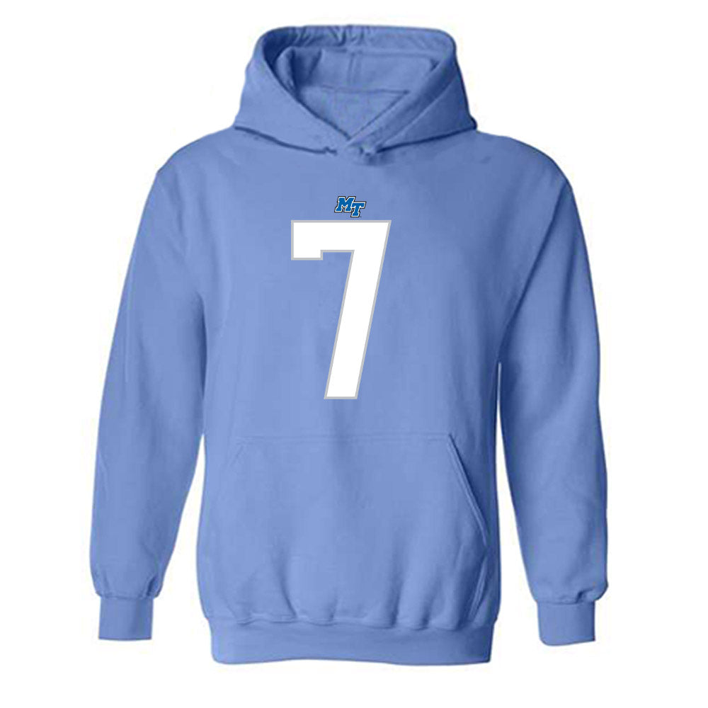 MTSU - NCAA Football : Zaylin Wood - Hooded Sweatshirt