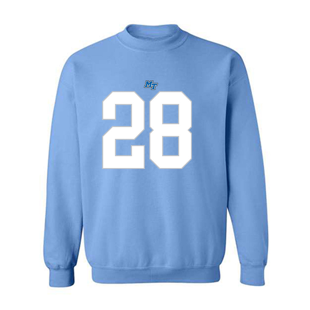 MTSU - NCAA Football : Alan Young - Replica Shersey Crewneck Sweatshirt-0