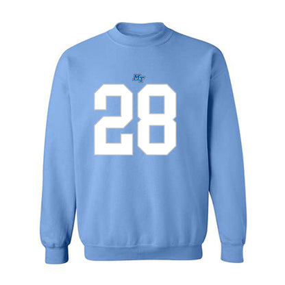 MTSU - NCAA Football : Alan Young - Replica Shersey Crewneck Sweatshirt-0