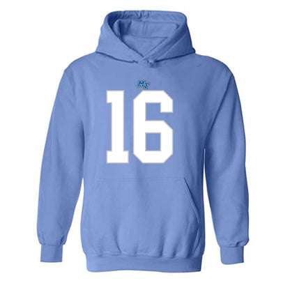 MTSU - NCAA Football : Ren Hefley - Hooded Sweatshirt