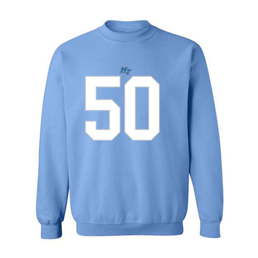 MTSU - NCAA Football : Elijah Carney - Replica Shersey Crewneck Sweatshirt