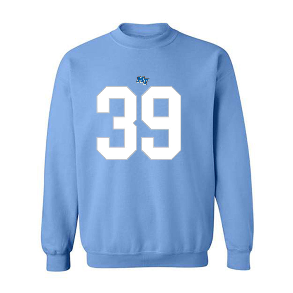 MTSU - NCAA Football : Christofer Noble - Replica Shersey Crewneck Sweatshirt-0