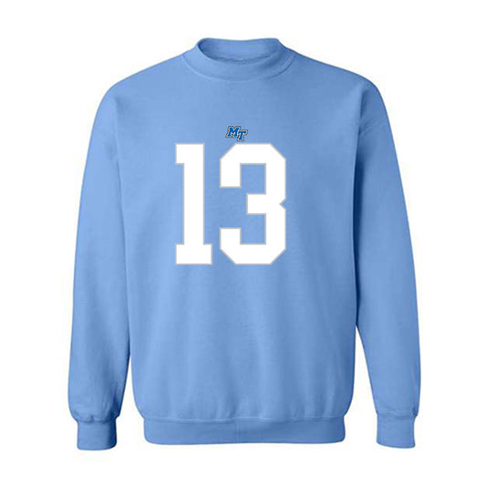 MTSU - NCAA Football : Cam Lacy - Replica Shersey Crewneck Sweatshirt-0