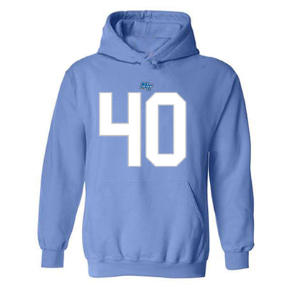 MTSU - NCAA Football : Henry Hamlin - Replica Shersey Hooded Sweatshirt-0