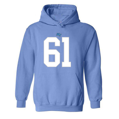 MTSU - NCAA Football : Otto Janse Van Rensburg - Replica Shersey Hooded Sweatshirt-0