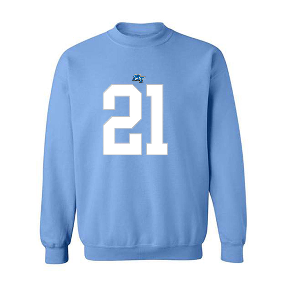 MTSU - NCAA Football : Abdul Muhammad - Replica Shersey Crewneck Sweatshirt