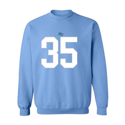 MTSU - NCAA Football : Muaaz Byard - Replica Shersey Crewneck Sweatshirt-0