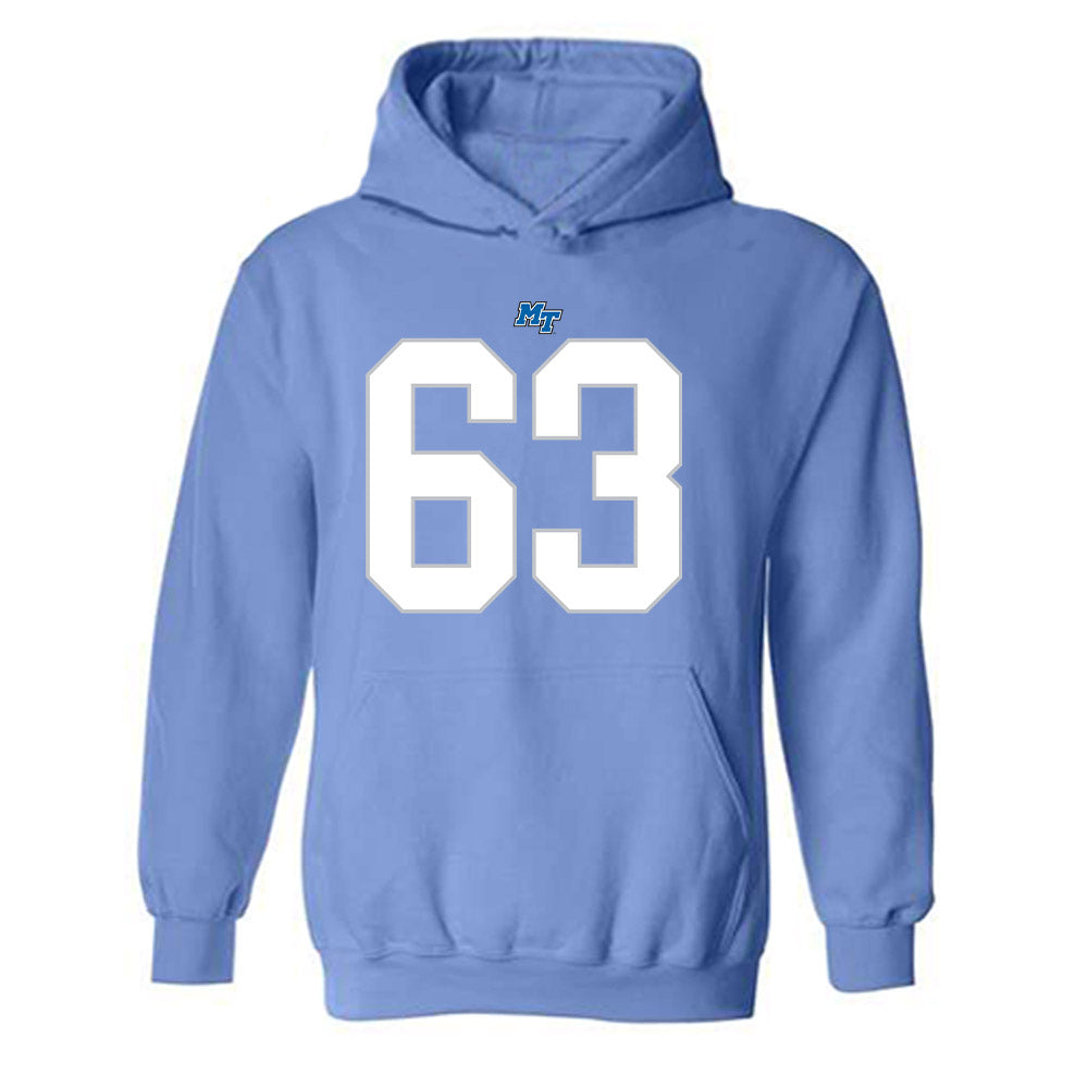 MTSU - NCAA Football : Alexander Gale - Replica Shersey Hooded Sweatshirt