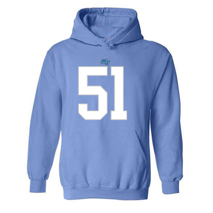 MTSU - NCAA Football : Amarrien Bailey - Replica Shersey Hooded Sweatshirt-0