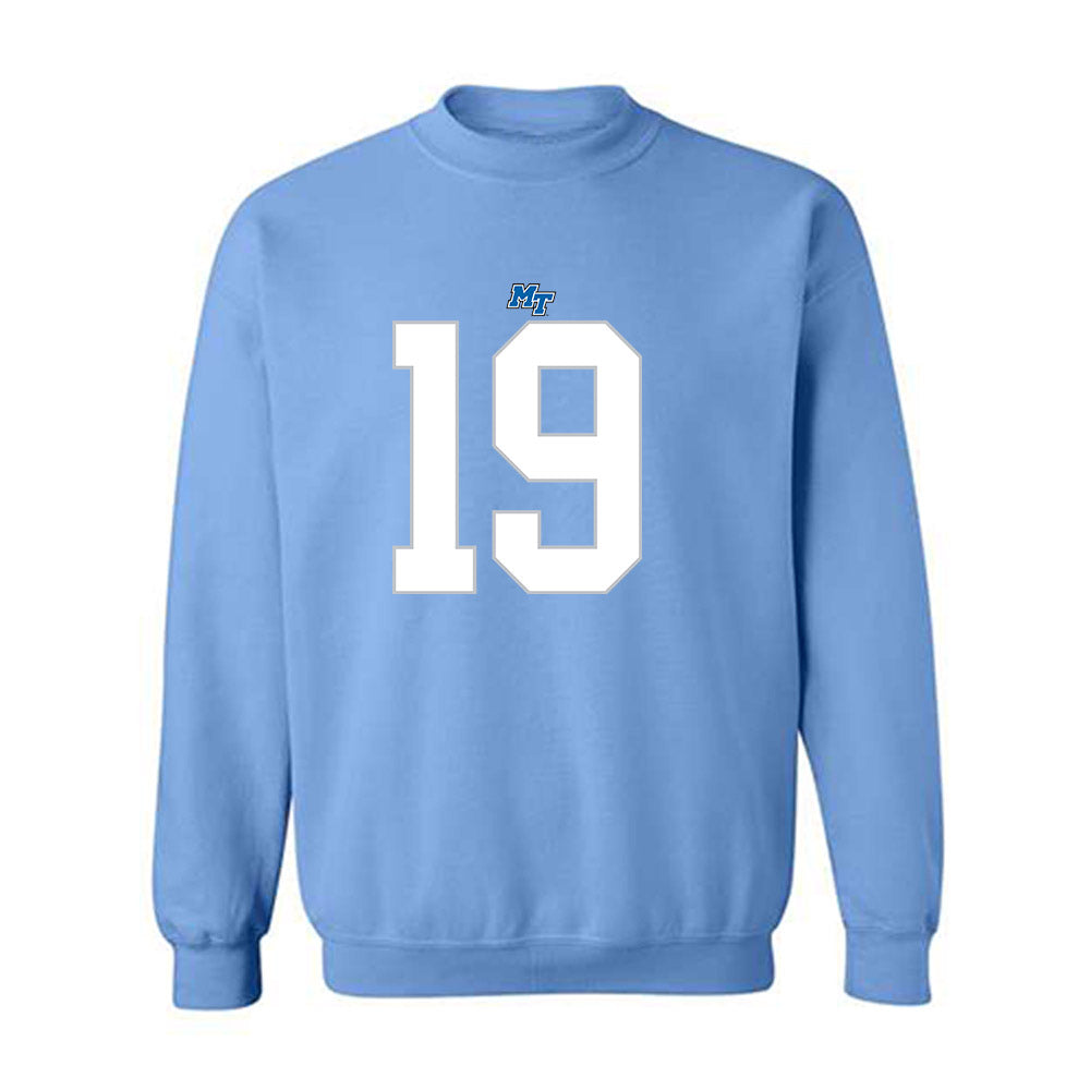 MTSU - NCAA Football : Locke Kennedy - Replica Shersey Crewneck Sweatshirt-0