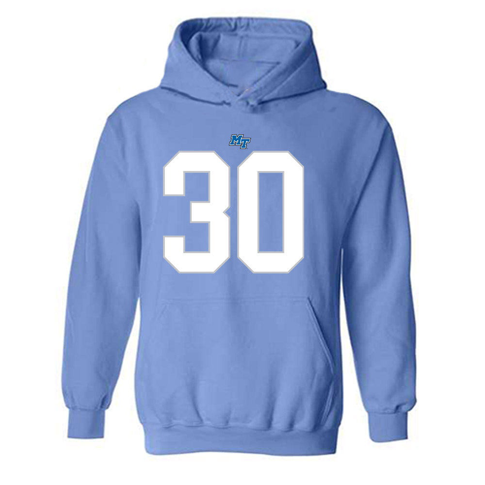 MTSU - NCAA Football : Rai'keyrean Chandler - Replica Shersey Hooded Sweatshirt-0