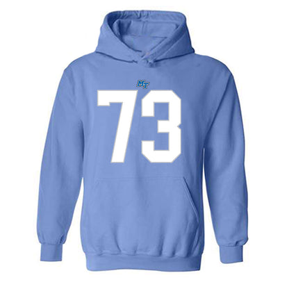 MTSU - NCAA Football : Joseph Habinowski - Replica Shersey Hooded Sweatshirt-0