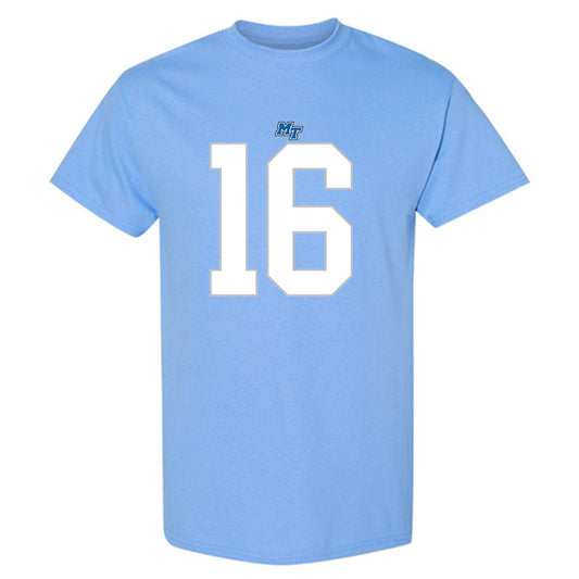 MTSU - NCAA Football : Jaiyden Thompson - Replica Shersey T-Shirt-0