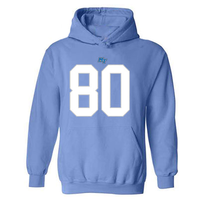 MTSU - NCAA Football : Zaidyn Moore - Replica Shersey Hooded Sweatshirt-0